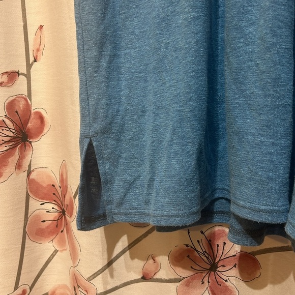 NWT PRANA Blue Hemp Blended Dress Size Medium - Picture 7 of 10